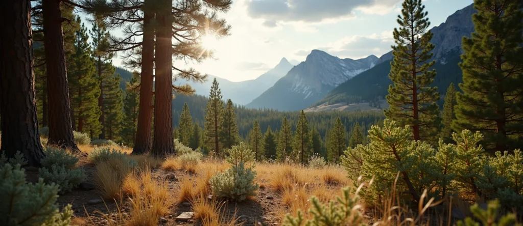 Symbolizing Identity/Local: A local Quaking Aspen Washoe Valley floor. - AI Generated