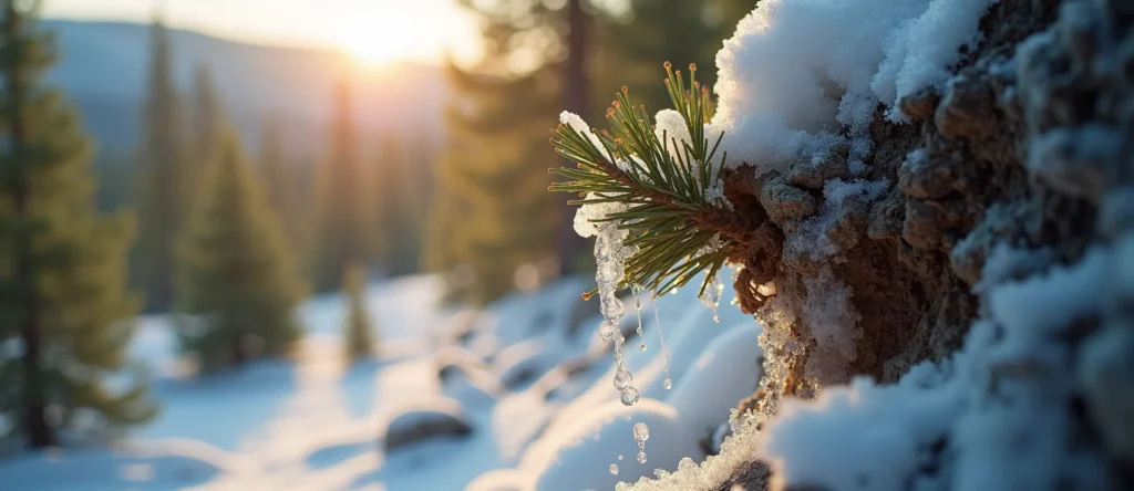 Symbolizing Growth/Resilience: A local Ponderosa Pine gnarled juniper roots. - AI Generated