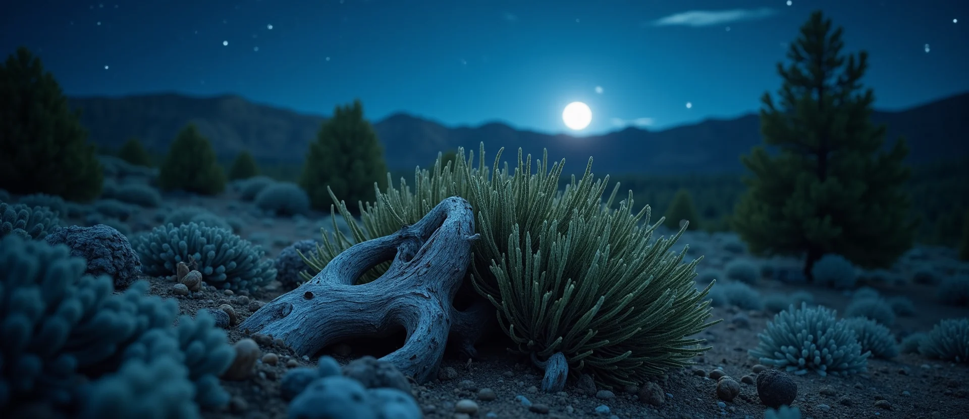 Symbolizing Growth/Resilience: A local Sierra Juniper gnarled juniper roots. - AI Generated