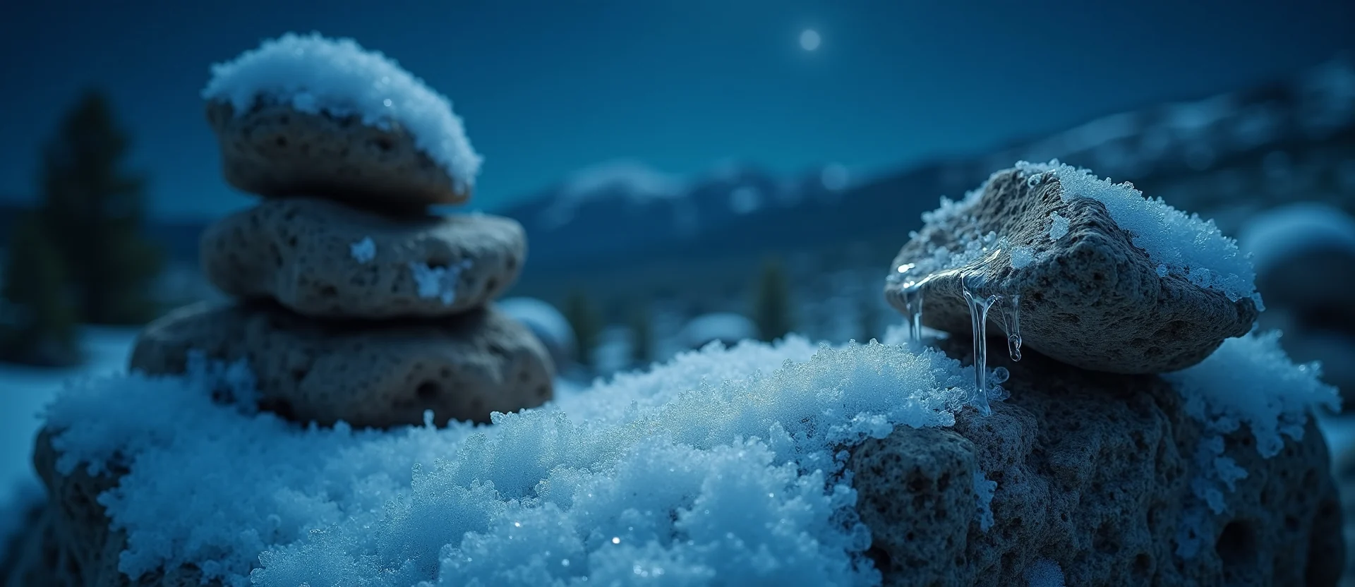 Symbolizing Stability/Peak: A local Mountain Mahogany ancient rock cairn. - AI Generated