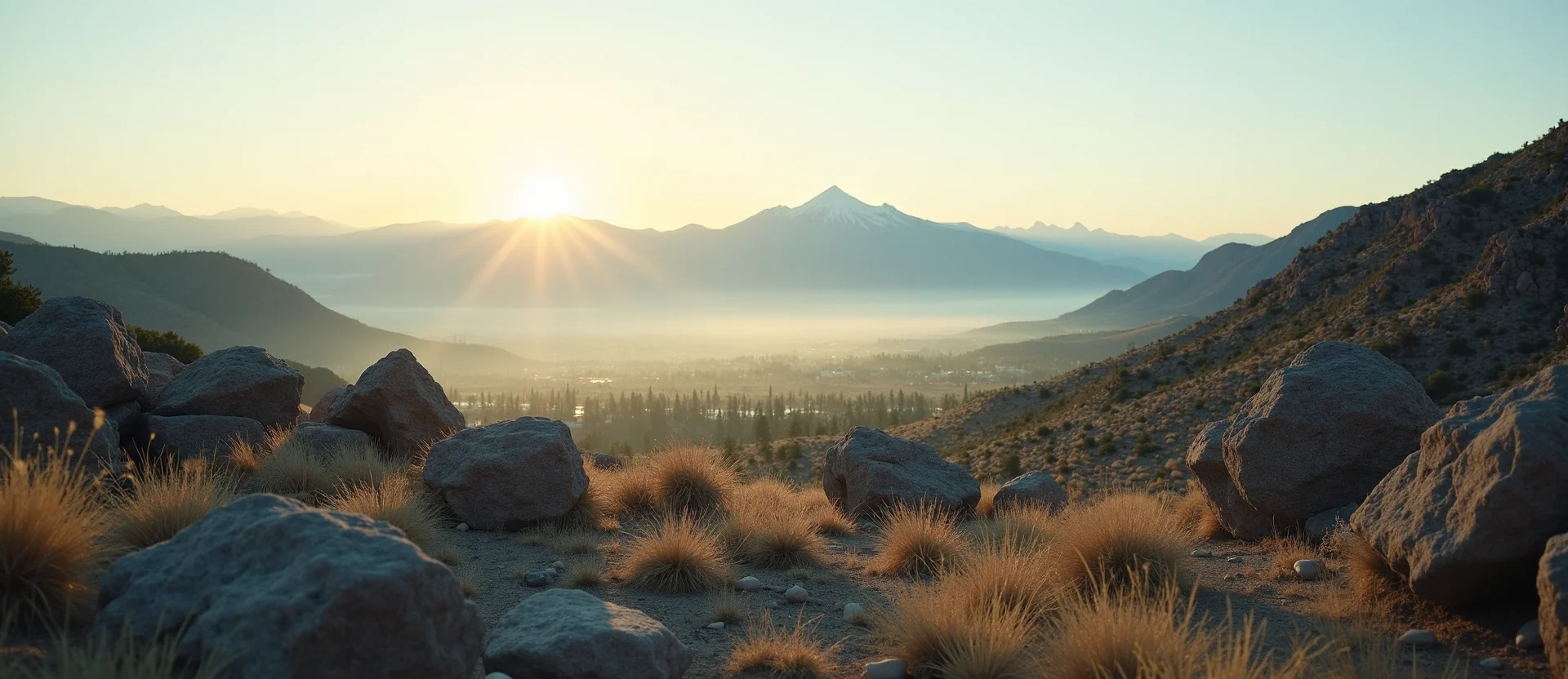 Symbolizing Identity/Local: A local Desert Peach Peavine Mountain silhouette. - AI Generated
