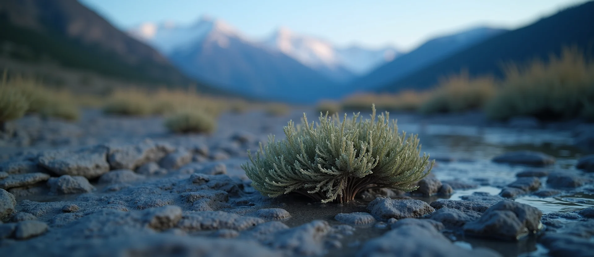 Symbolizing Identity/Local: A local Rabbitbrush Washoe Valley floor. - AI Generated