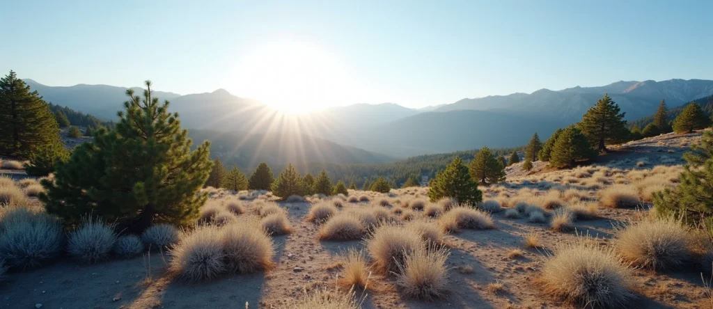 Symbolizing Identity/Local: A local Sierra Juniper Mt. Rose foothills. - AI Generated