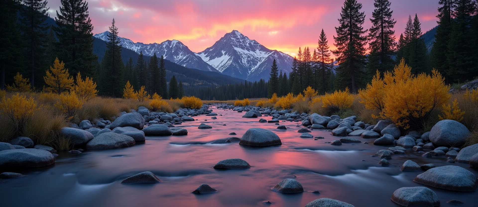 Symbolizing Flow/Cleansing: A local Quaking Aspen smooth Truckee river stones. - AI Generated