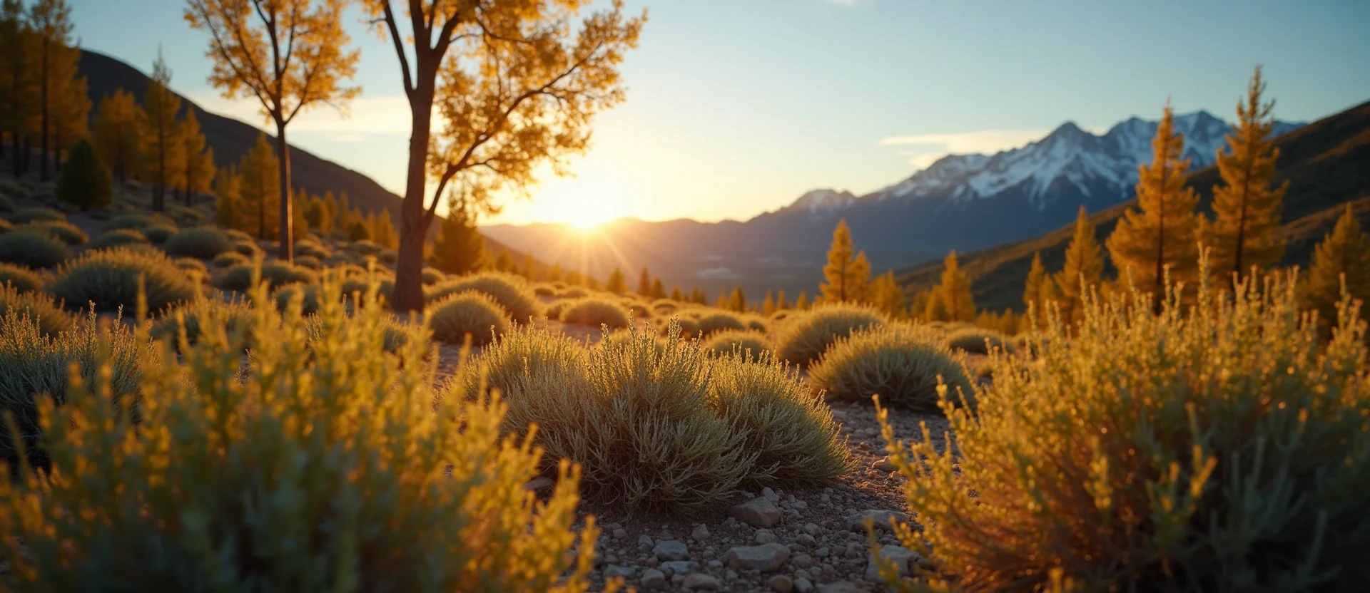 Symbolizing Identity/Local: A local Rabbitbrush Mt. Rose foothills. - AI Generated
