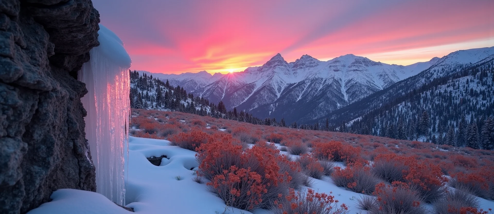 Symbolizing Identity/Local: A local Indian Paintbrush Mt. Rose foothills. - AI Generated