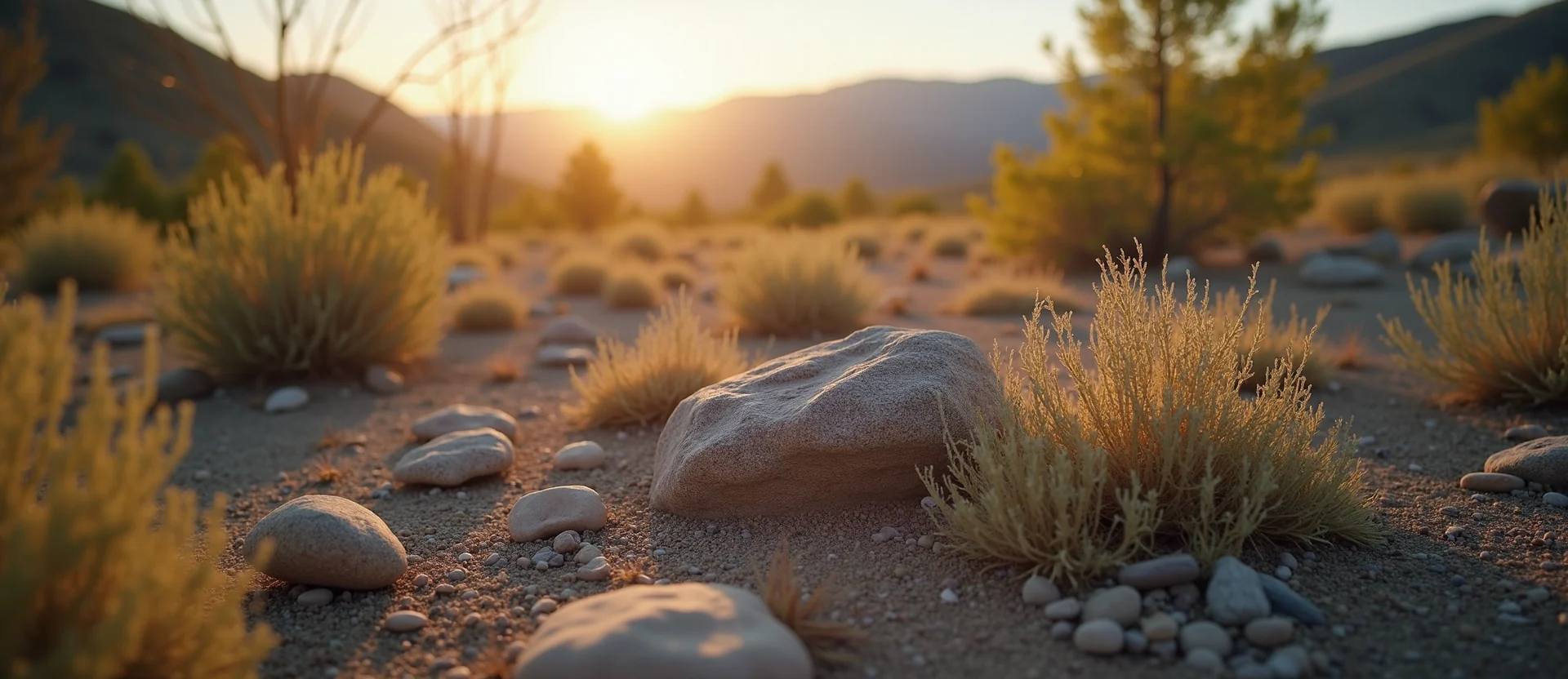Symbolizing Identity/Local: A local Quaking Aspen High Desert vista. - AI Generated