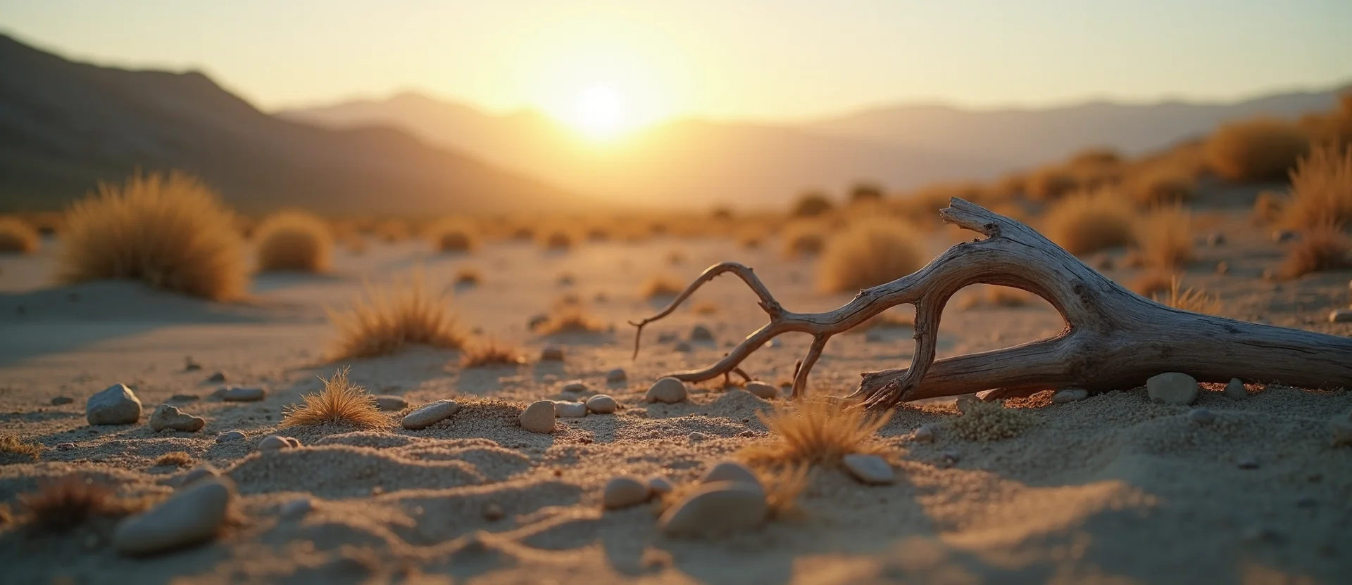 Symbolizing Identity/Local: A local Desert Peach Sierra Nevada skyline. - AI Generated