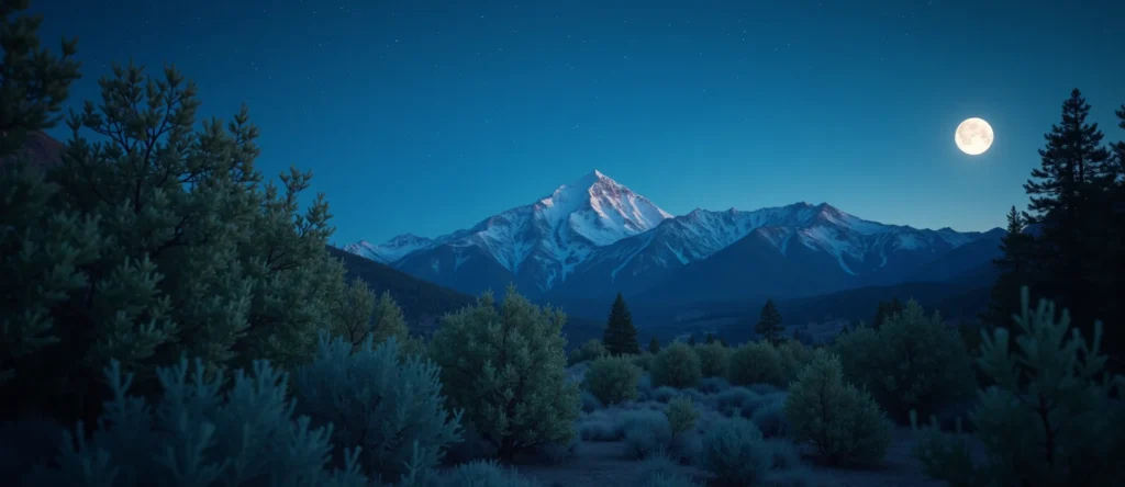Symbolizing Identity/Local: A local Mountain Mahogany Peavine Mountain silhouette. - AI Generated