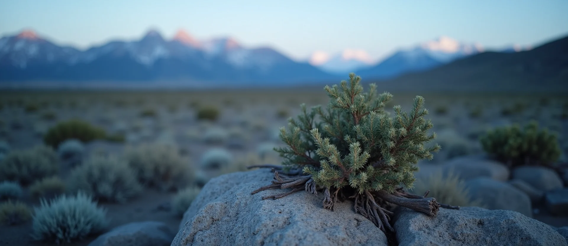 Symbolizing Growth/Resilience: A local Bitterbrush gnarled juniper roots. - AI Generated