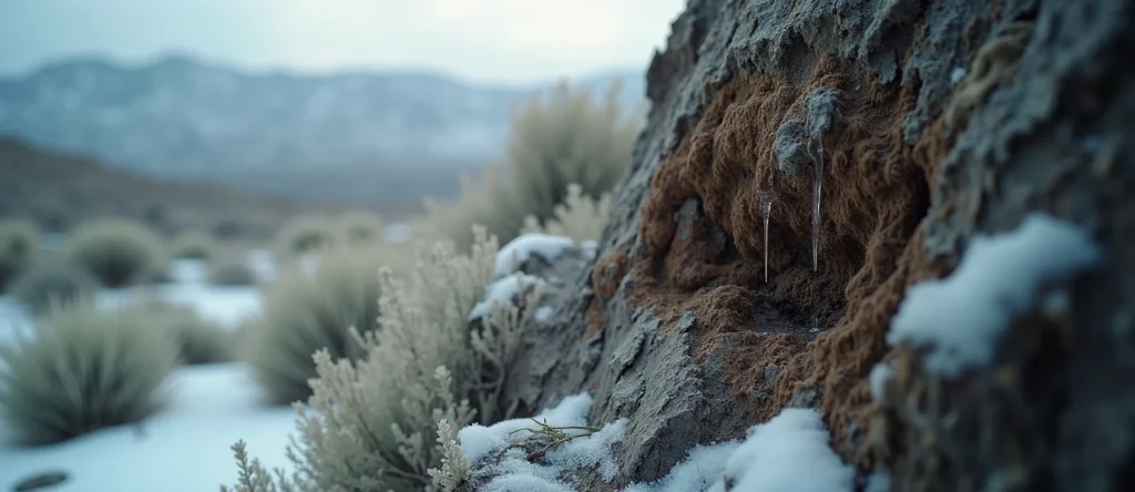 Symbolizing Growth/Resilience: A local Sagebrush (Artemisia tridentata) sturdy weathered tree trunk. - AI Generated