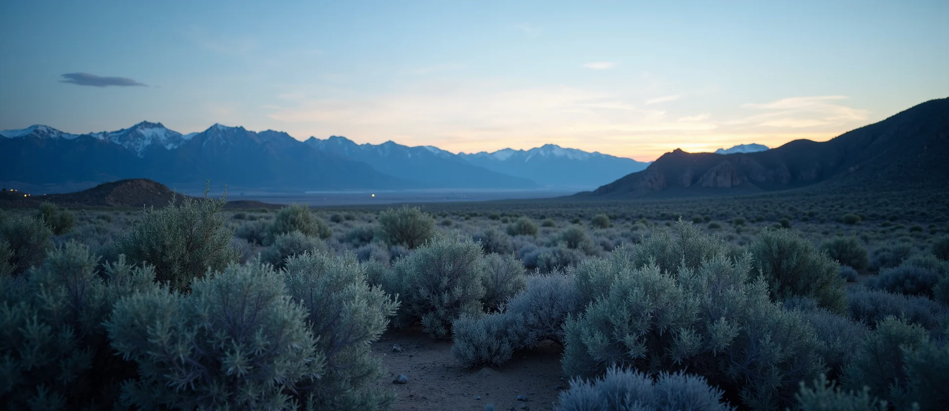 Symbolizing Identity/Local: A local Rabbitbrush Peavine Mountain silhouette. - AI Generated
