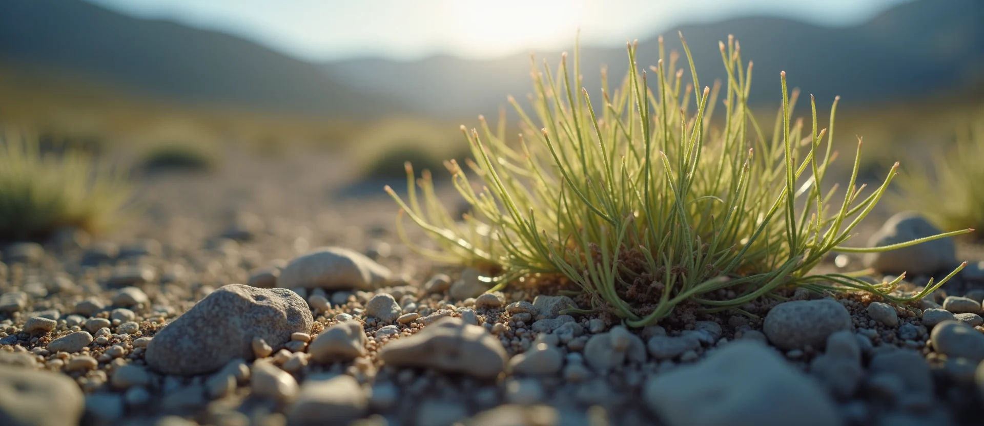 Symbolizing Seed/New Beginning: A local Manzanita sprouting sagebrush seedling. - AI Generated