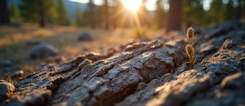 Symbolizing Identity/Local: A local Ponderosa Pine Washoe Valley floor. - AI Generated