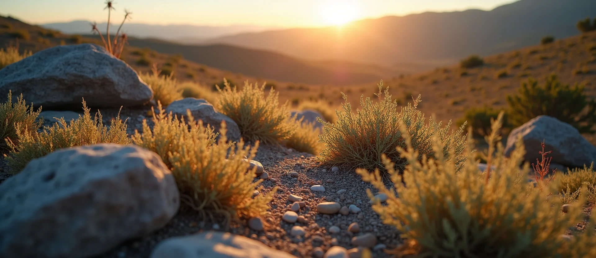 Symbolizing Identity/Local: A local Sagebrush (Artemisia tridentata) Mt. Rose foothills. - AI Generated