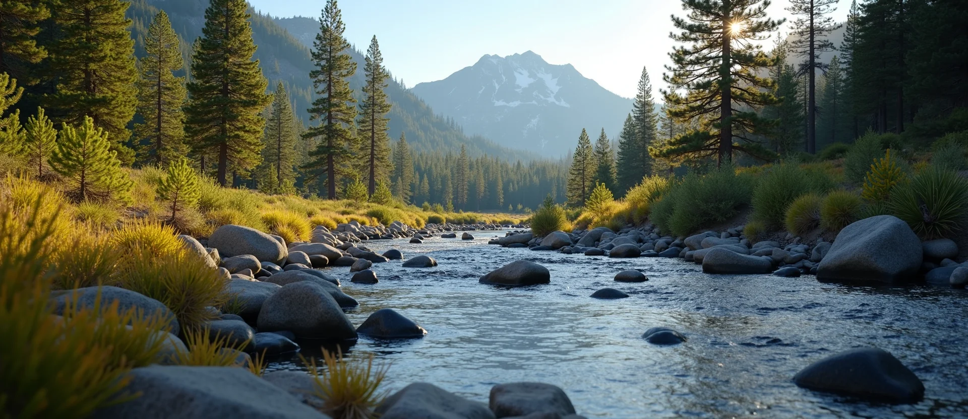 Symbolizing Flow/Cleansing: A local Manzanita smooth Truckee river stones. - AI Generated