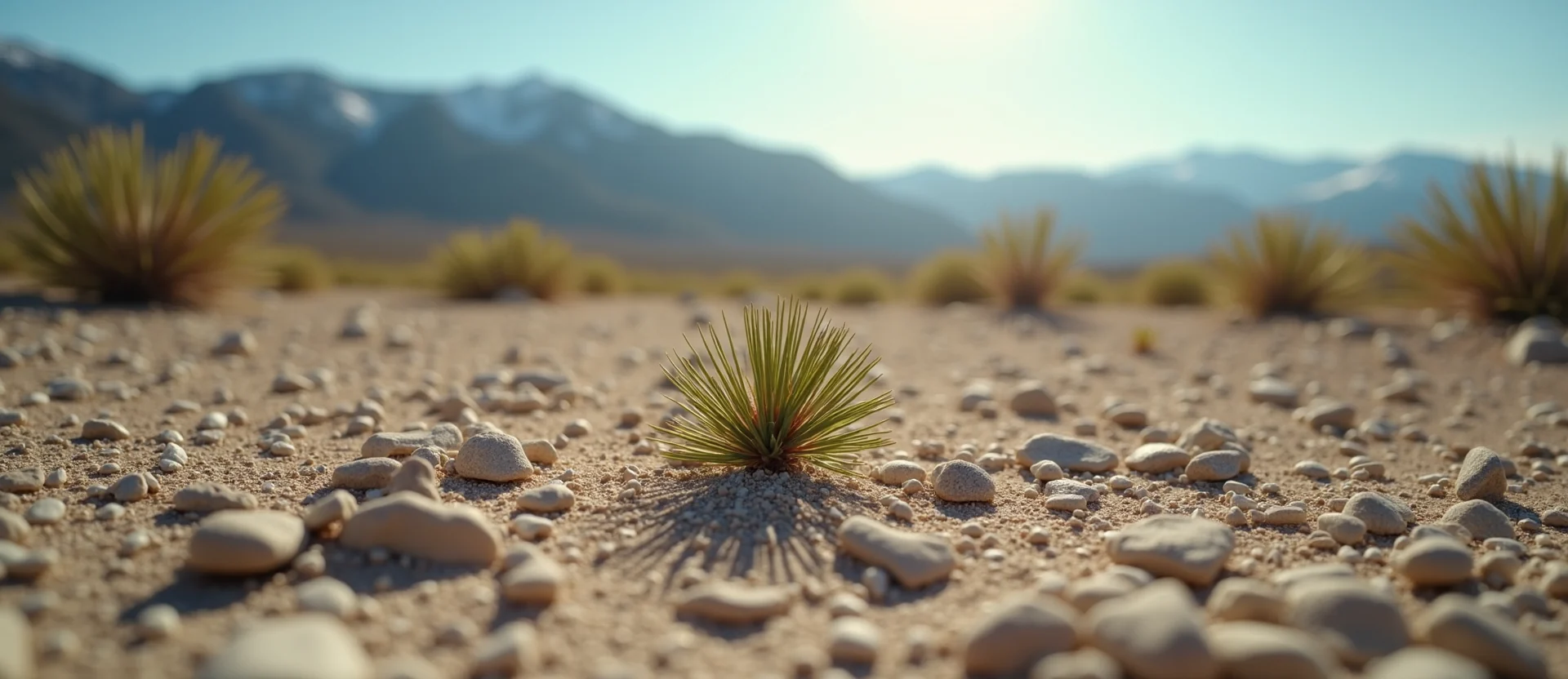 Symbolizing Seed/New Beginning: A local Manzanita single pine seed on dry earth. - AI Generated
