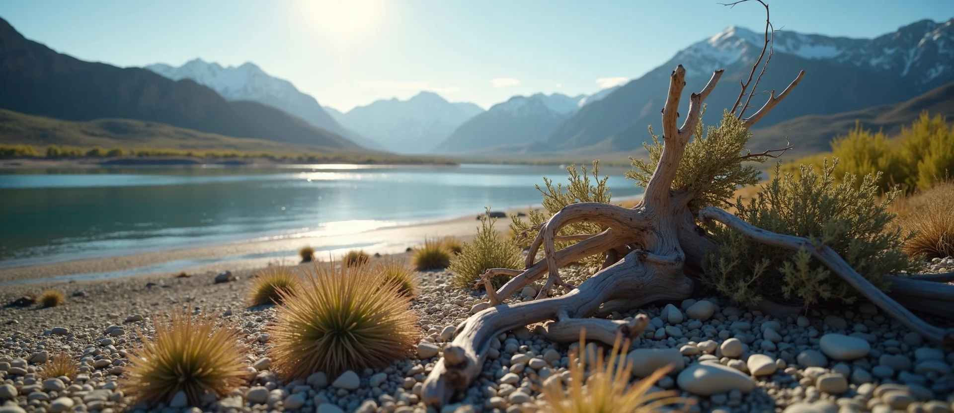 Symbolizing Growth/Resilience: A local Sagebrush (Artemisia tridentata) gnarled juniper roots. - AI Generated
