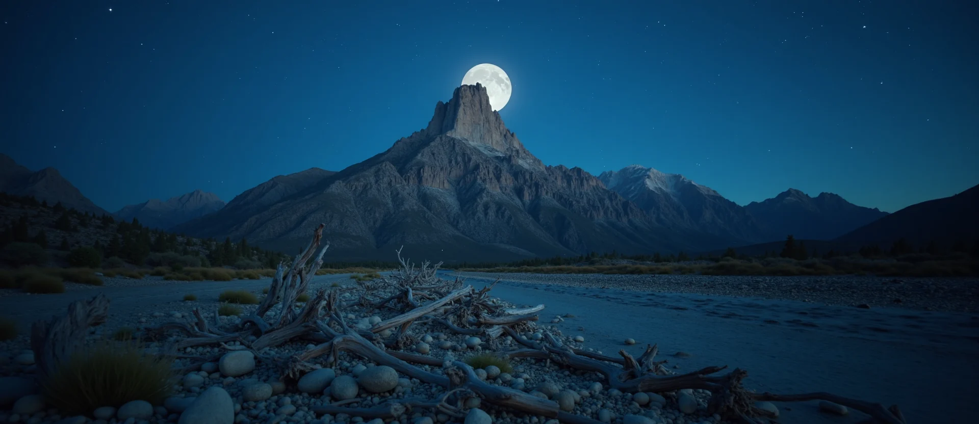 Symbolizing Stability/Peak: A local Desert Peach jagged granite peak. - AI Generated