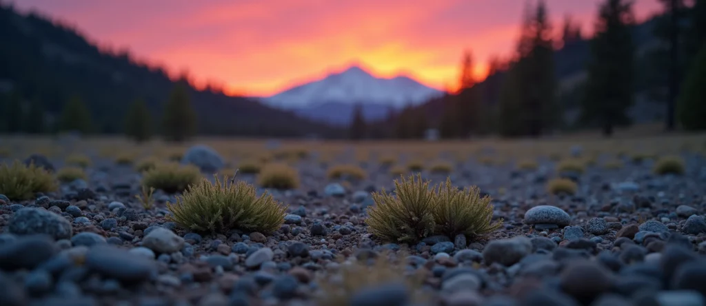 Symbolizing Identity/Local: A local Mountain Mahogany Washoe Valley floor. - AI Generated