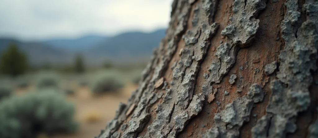 Symbolizing Identity/Local: A local Mountain Mahogany High Desert vista. - AI Generated