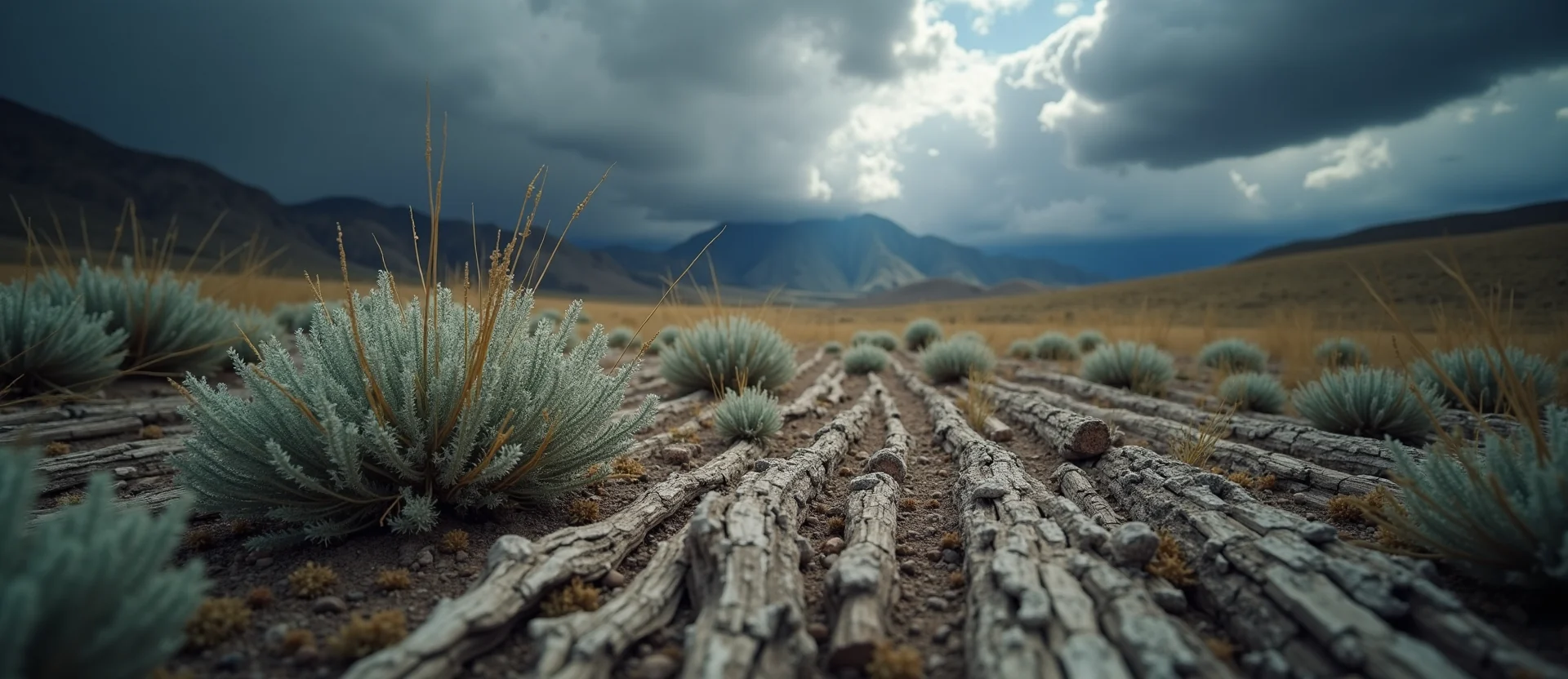 Symbolizing Identity/Local: A local Indian Paintbrush Washoe Valley floor. - AI Generated