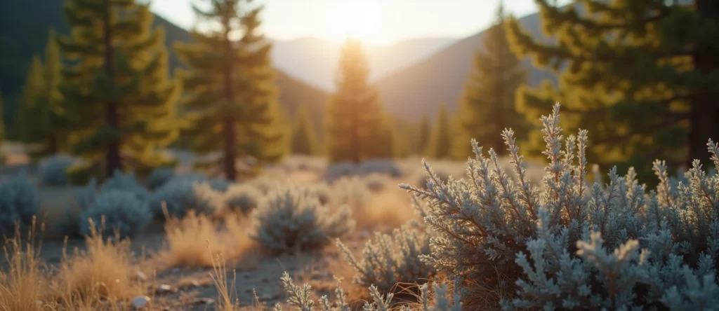 Symbolizing Identity/Local: A local Sierra Juniper High Desert vista. - AI Generated