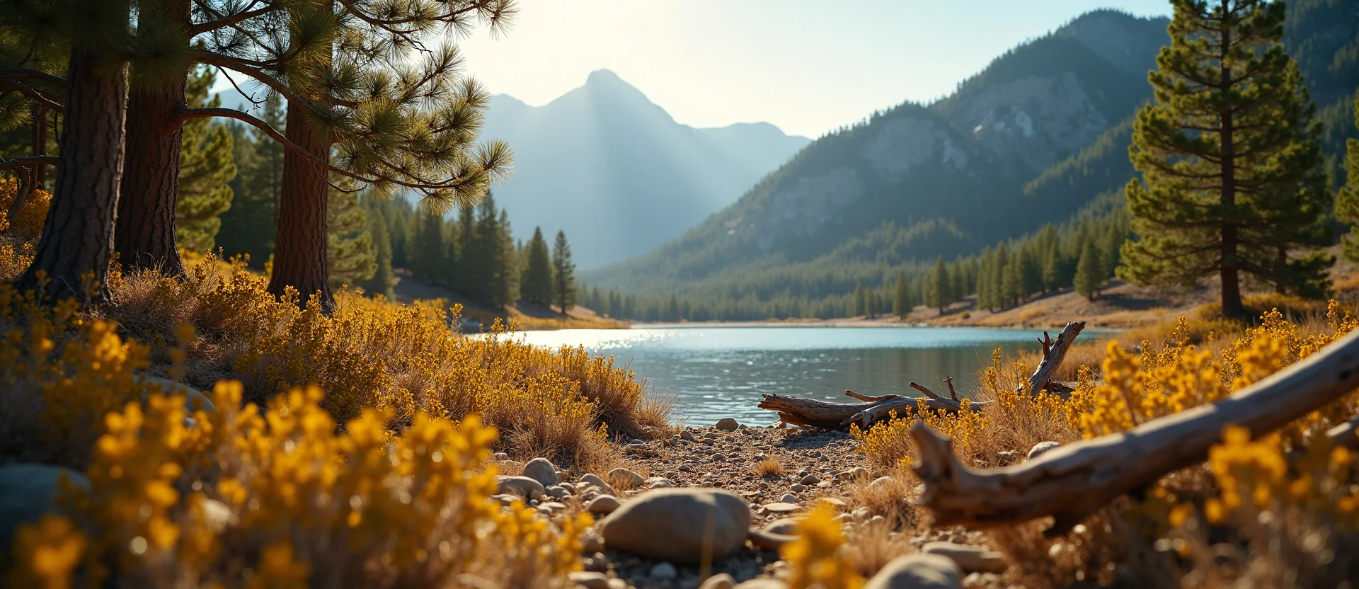Symbolizing Identity/Local: A local Indian Paintbrush Washoe Valley floor. - AI Generated