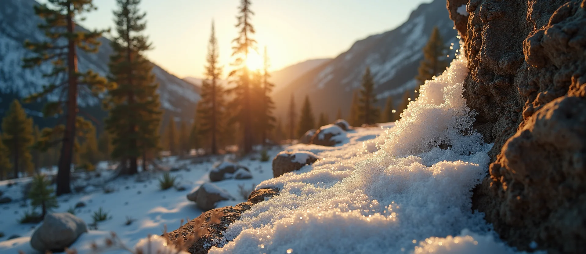 Symbolizing Stability/Peak: A local Sierra Juniper solid mountain ridge. - AI Generated