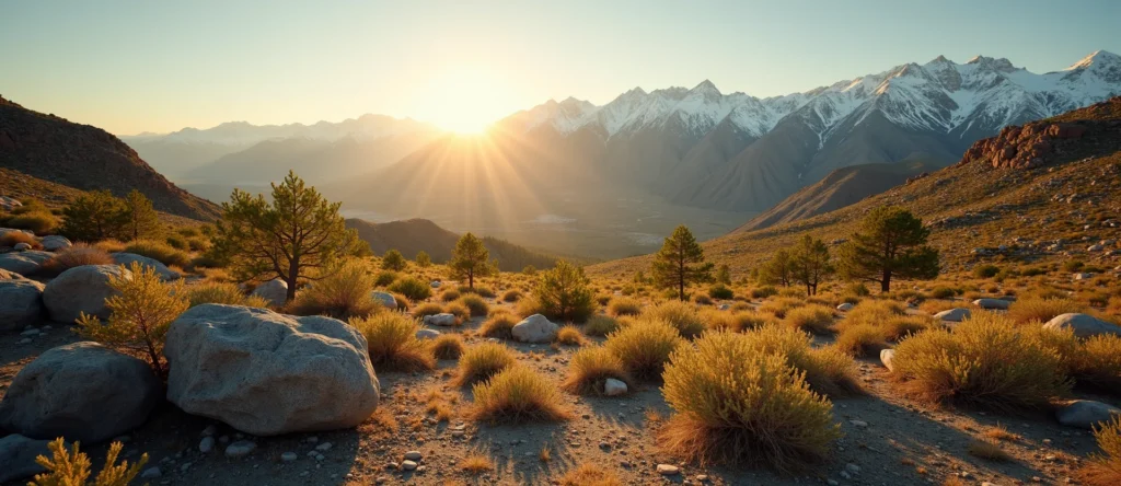 Symbolizing Growth/Resilience: A local Rabbitbrush thriving aspen grove. - AI Generated