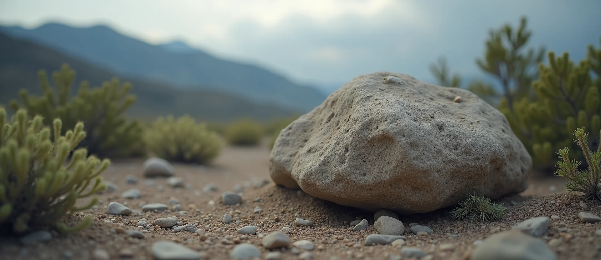 Symbolizing Stability/Peak: A local Sierra Juniper unshakable boulder. - AI Generated
