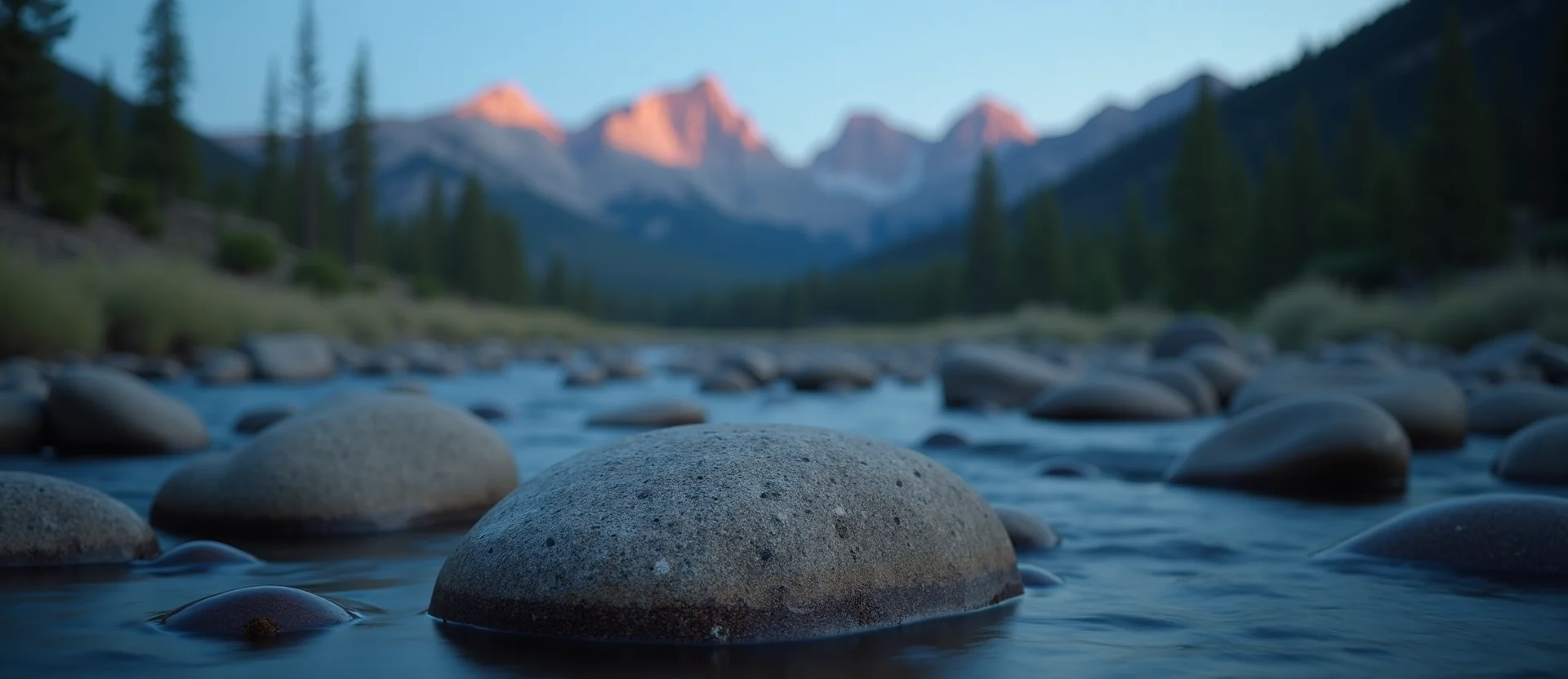 Symbolizing Flow/Cleansing: A local Desert Peach smooth Truckee river stones. - AI Generated