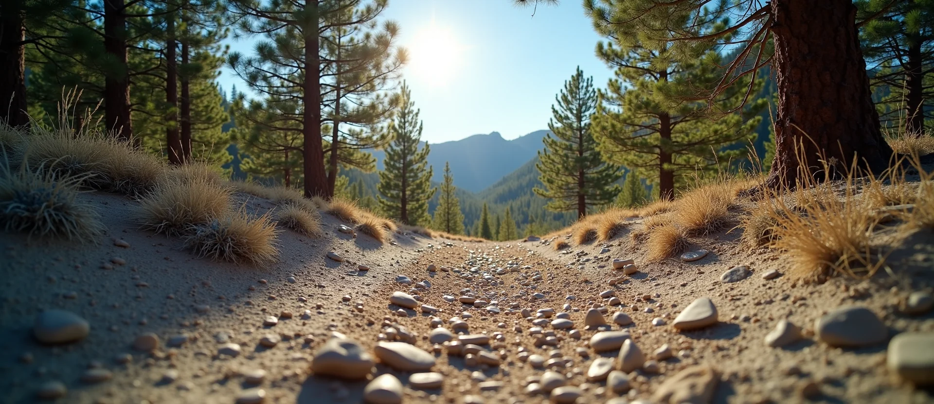 Symbolizing Identity/Local: A local Ponderosa Pine Mt. Rose foothills. - AI Generated