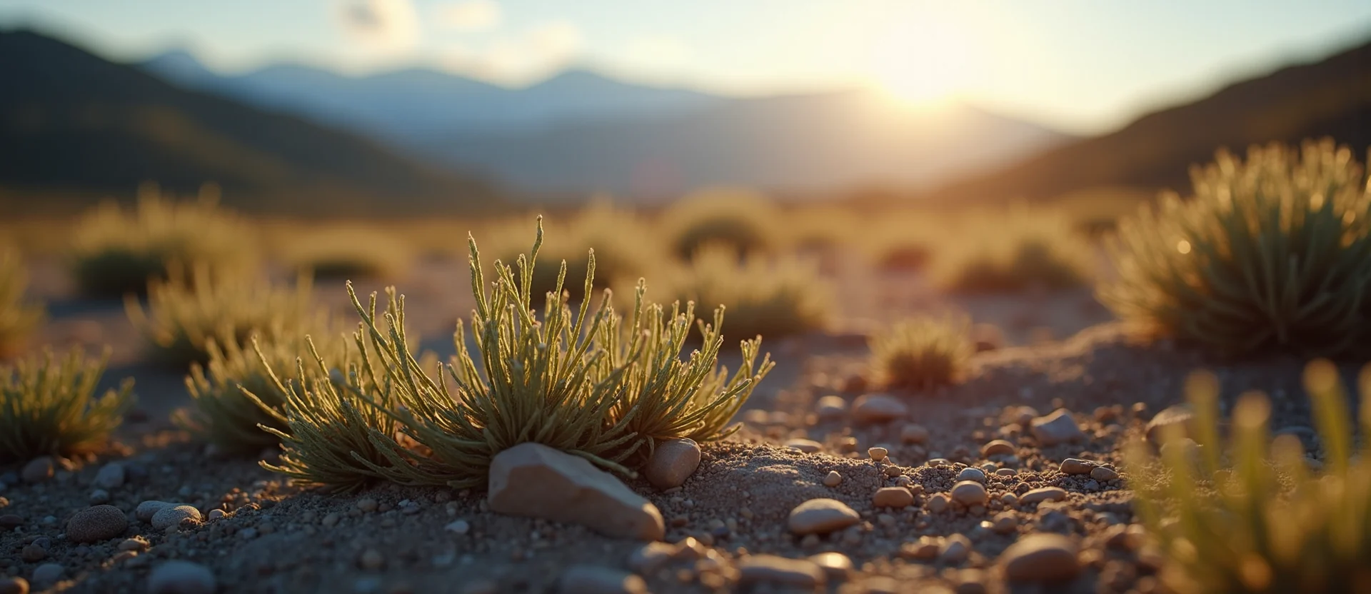 Symbolizing Seed/New Beginning: A local Bitterbrush sprouting sagebrush seedling. - AI Generated