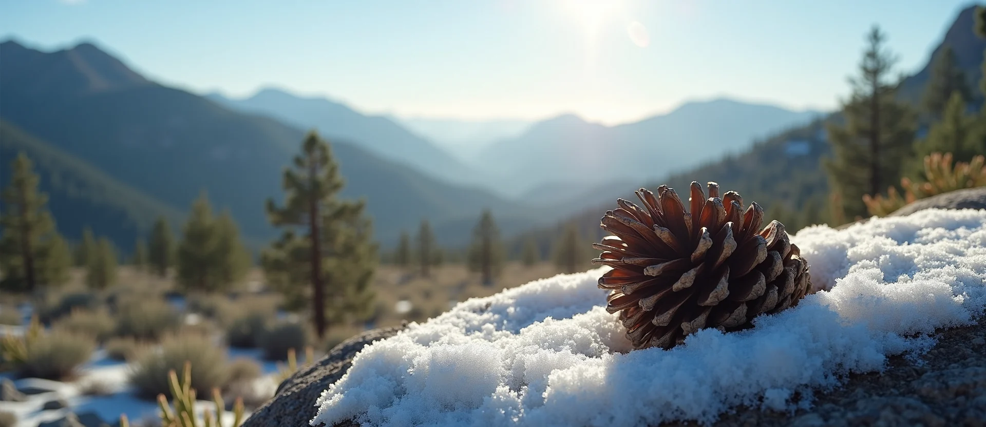 Symbolizing Seed/New Beginning: A local Manzanita opening pine cone. - AI Generated