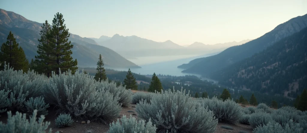 Symbolizing Identity/Local: A local Sierra Juniper Peavine Mountain silhouette. - AI Generated