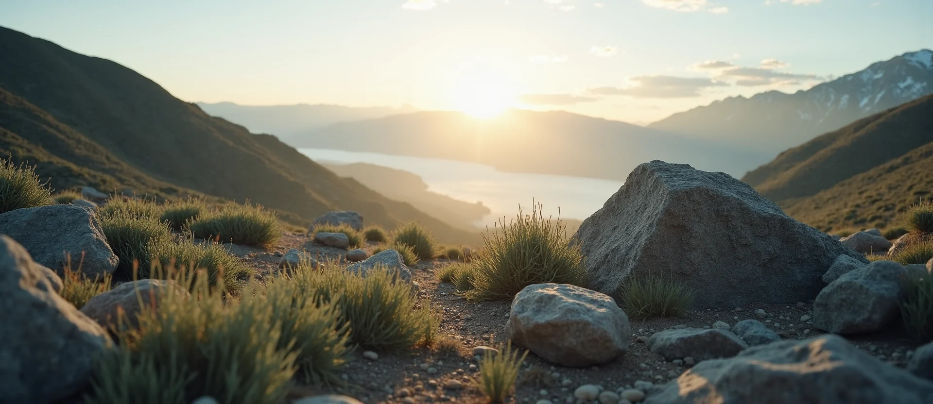 Symbolizing Identity/Local: A local Bitterbrush Peavine Mountain silhouette. - AI Generated