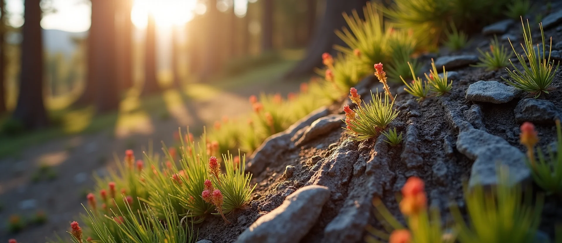 Symbolizing Identity/Local: A local Indian Paintbrush Mt. Rose foothills. - AI Generated