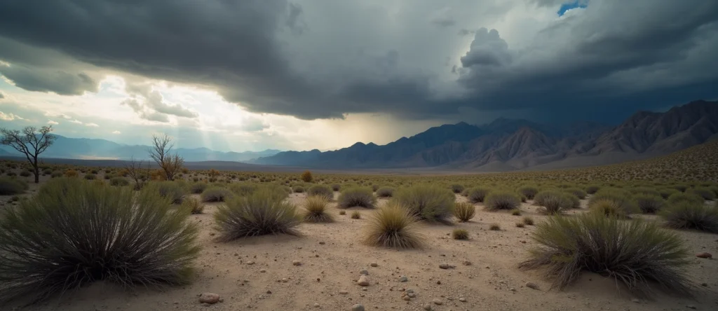 Symbolizing Identity/Local: A local Manzanita High Desert vista. - AI Generated