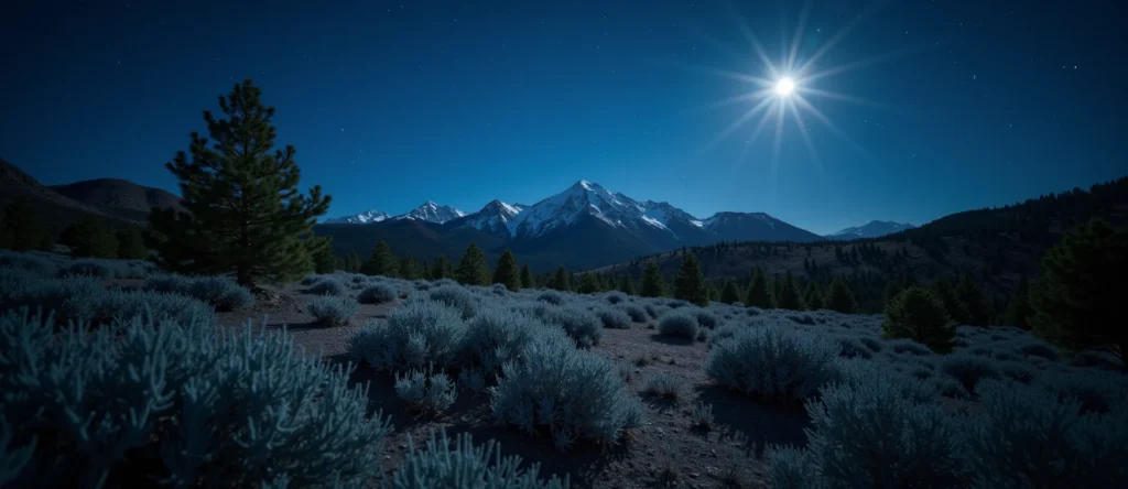 Symbolizing Identity/Local: A local Sierra Juniper Peavine Mountain silhouette. - AI Generated