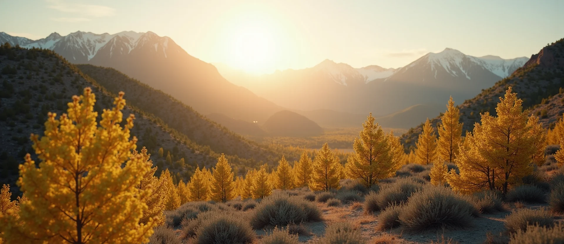 Symbolizing Identity/Local: A local Manzanita High Desert vista. - AI Generated