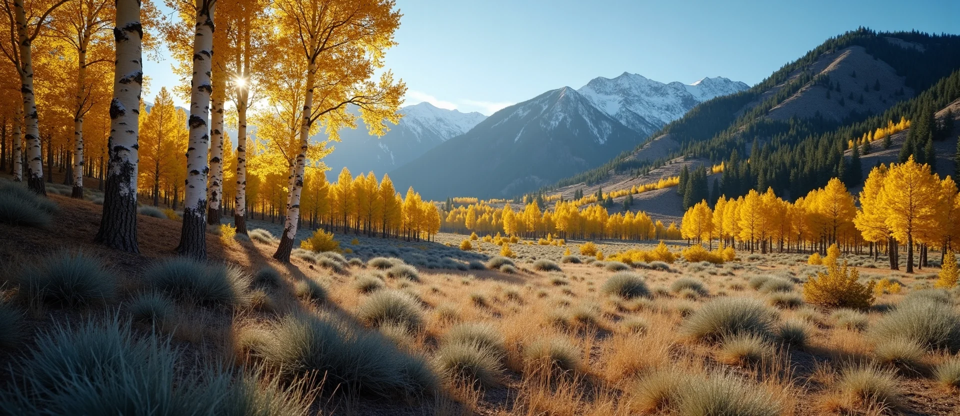 Symbolizing Growth/Resilience: A local Manzanita thriving aspen grove. - AI Generated