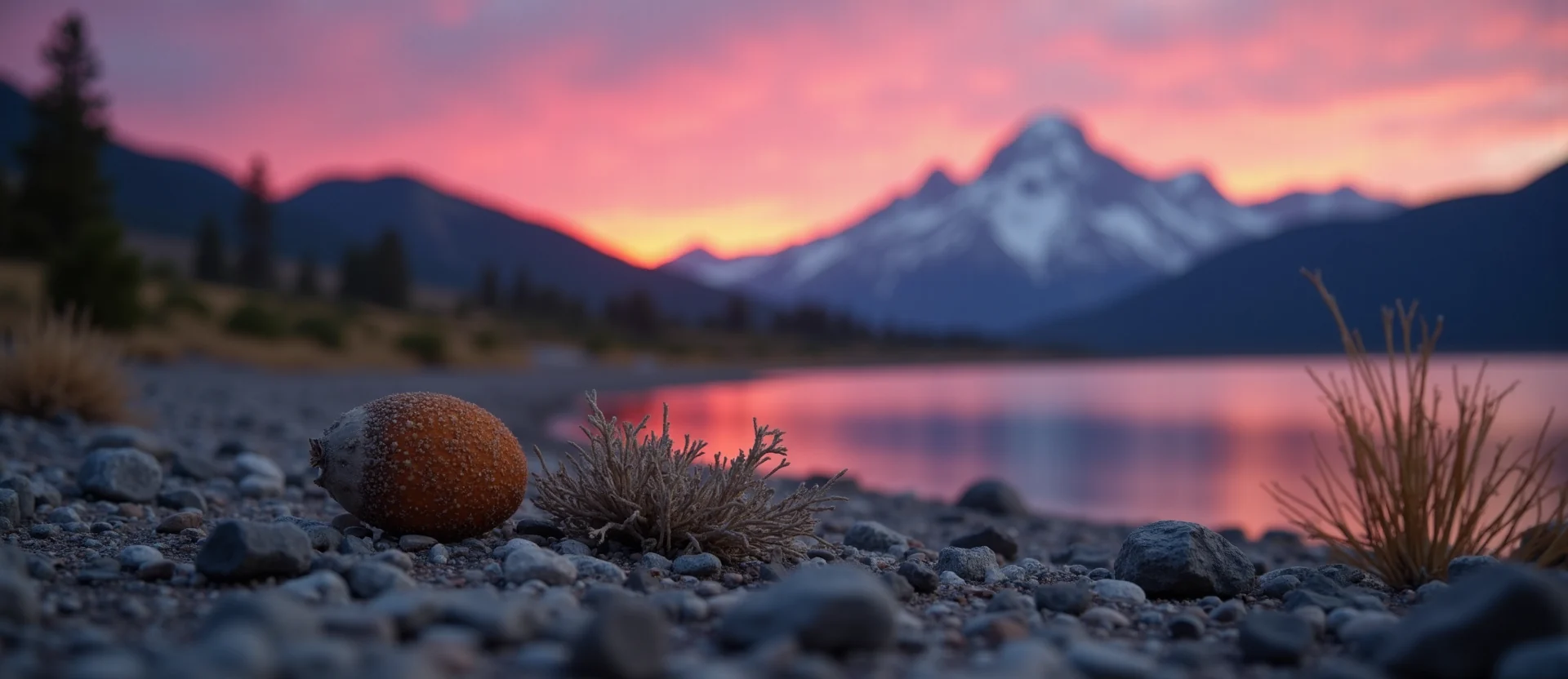 Symbolizing Seed/New Beginning: A local Mountain Mahogany single pine seed on dry earth. - AI Generated