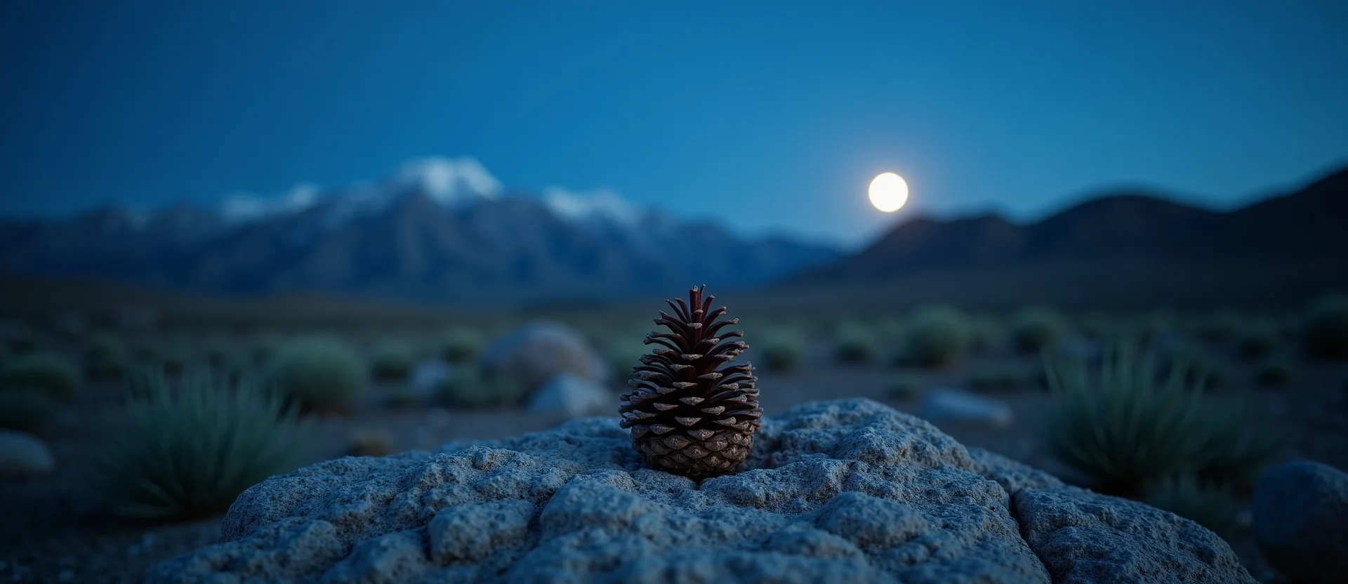 Symbolizing Seed/New Beginning: A local Indian Paintbrush opening pine cone. - AI Generated